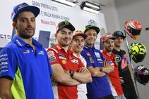 Motogp Riders Get Ready Rumble Misano