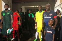 Liberia President Weah Wears His Football Boots Again