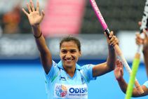Asian Games 2018 Closing Ceremony Hockey Captain Rani Rampal Flag Bearer