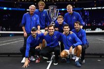 Roger Federer Alexander Zverev Europe World Laver Cup