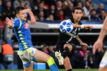 Psg 2 Napoli 2 Report Champions League Angel Di Maria Point