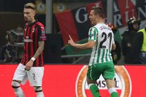 Europa League Ac Milan Real Betis Lo Celso Excels Gattuso Uncertain Ground