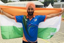 Asian Para Games Harvinder Singh Clinches Gold Monu Ghangas Silver Discus Throw