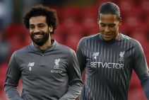 Liverpool Boost Mohamed Salah Virgil Van Dijk Training