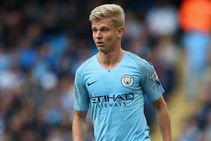 Pep Guardiola Oleksandr Zinchenko Benjamin Mendy Manchester City