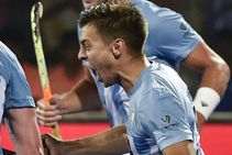 Hockey World Cup 2018 Olympic Champions Argentina Toil Hard For 4 3 Win Over Spain