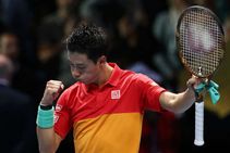 Kei Nishikori Beats Roger Federer Atp Finals