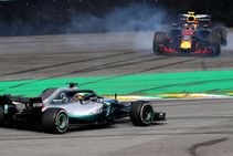 Lewis Hamilton Wins Brazilian Grand Prix Mercedes Win Double Ocon Verstappen