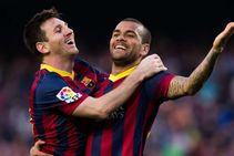 Barcelona Lionel Messi Dani Alves Special Relationship