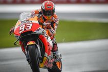 Marquez Masters Tough Conditions Top Practice Session