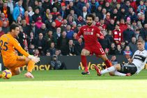 Liverpool 2 Fulham 0 Mohamed Salah Xherdan Shaqiri Goals Match Report Premier League
