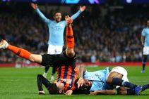 Manchester City 6 Shakhtar Donetsk 0 Bizarre Penalty Contributes To Comfortable Win