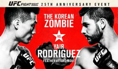 Ufc Fight Night 139 Korean Zombie Vs Rodriguez Fight Card Schedule