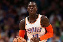 Oklahoma City Thunder Dennis Schroder Raymond Felton Fight Chicago Bulls Robin Lopez Kris Dunn Jerami Grant