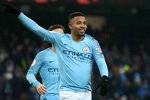 Premier League Manchester City 3 Everton 1 Jesus At The Double As City Go Top