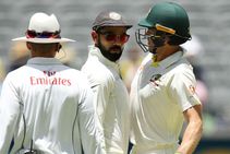 Australia India Paine Kohli Verbal Exchange Perth Test Day Four