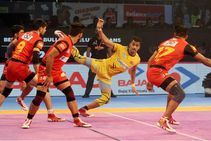 Pkl Bengaluru Bulls Notch Thumping Win Over Telugu Titans