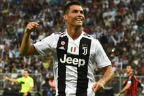 Juventus Ac Milan Ronaldo Heads Bianconeri To Supercoppa Glory
