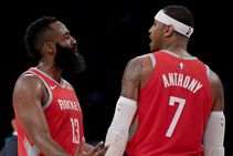 Nba News Houston Rockets James Harden On Carmelo Anthony Trade It Kind Of Sucks That It Didnt Work Out Chicago Bulls Lakers
