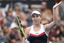 Konta Upsets Rusty Stephens Kvitova Rallies Brisbane