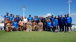 India Vs New Zealand Team India Gets Traditional Maori Welcome At Bay Oval