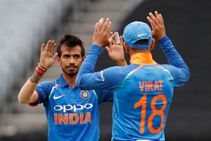 India Vs Australia Yuzvendra Chahal Grabs Six For Equals Best Figures From An Indian Australia