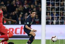 Paris Saint Germain Beat Dijon Coupe De France Quarter Final Angel Di Maria Double