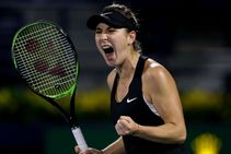 Dubai Tennis Championships Belinda Bencic Simona Halep