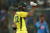 Glenn Maxwell T20 Century India Peter Handscomb Virat Kohli Reaction