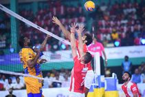 Calicut Heroes Dominate Chennai Spartans 4 1 On Day 2 The Pro Volleyball League