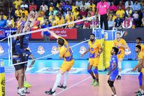 Pro Volleyball League Chennai Spartans Qualify Playoffs After Defeating Ahmedabad Defenders