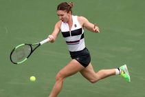 Halep Too Strong Bouchard Dubai