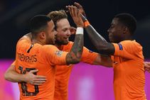 Netherlands Belarus Euro 2020 Qualifier Match Report Memphis Depay