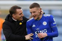 Brendan Rodgers Hails Jamie Vardy Leicester City Premier League