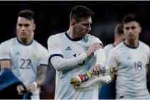 Lionel Messi Argentina Morocco Frustrated Friendly Absence
