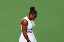 Serena Williams Retires Injured Against Garbine Muguruza Indian Wells Open