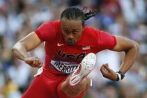 Merritt Donates World Record Spikes To Iaaf Heritage Exhibit