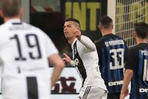 Inter 1 Juventus 1 Ronaldo Hits Landmark Goal In San Siro Draw