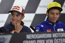 Motogp Raceweek Rossi Handshake Like Kissing A Girl Marc Marquez