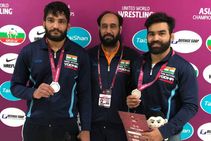 Sunil Kumar And Gurpreet Singh Win Silver As Greco Roman Wrestlers Start Campaign Asian Wrestling