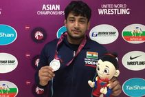 Amit Dhankar Viky Win Silver As India Grab Five Medals On Day 2 Of Asian Wrestling Championships