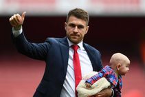Aaron Ramsey Very Emotional Arsenal Farewell