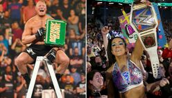 Brock Lesnar Returns To Win 2019 Money In The Bank Bayley Cashes In