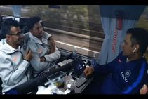 Icc World Cup 2019 Yuzvendra Chahal Ms Dhoni Pull Kuldeep Yadav S Leg During Bus Journey Cardiff
