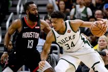 Giannis Antetokounmpo James Harden Unanimous All Nba First Team