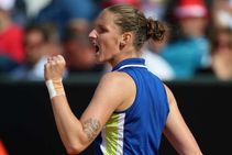 Pliskova Beats Sakkari In Rome Repeat Konta Upsets Bertens
