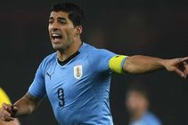 Oscar Tabarez Luis Suarez Uruguay Copa America