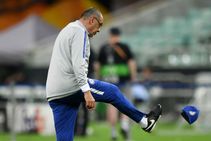 Maurizio Sarri Chelsea Training Europa League Final