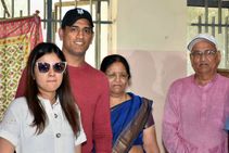 Ms Dhoni Flies To Ranchi To Cast His Vote Uploads Video With Daughter Ziva To Urge Fans To Vote