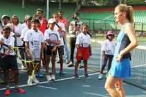 Good Footwork Most Crucial For Success On Tennis Court Arantxa Sanchez Vicario